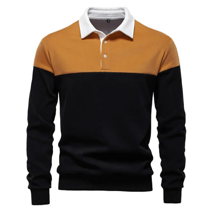 Glen™ | Premium & Casual Long Sleeve Polo Shirt