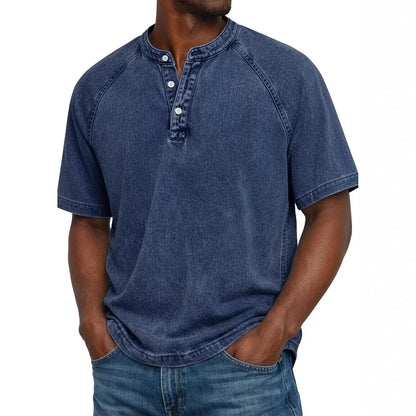 Zaviero™ Vintage Button-Up Shirt for Men