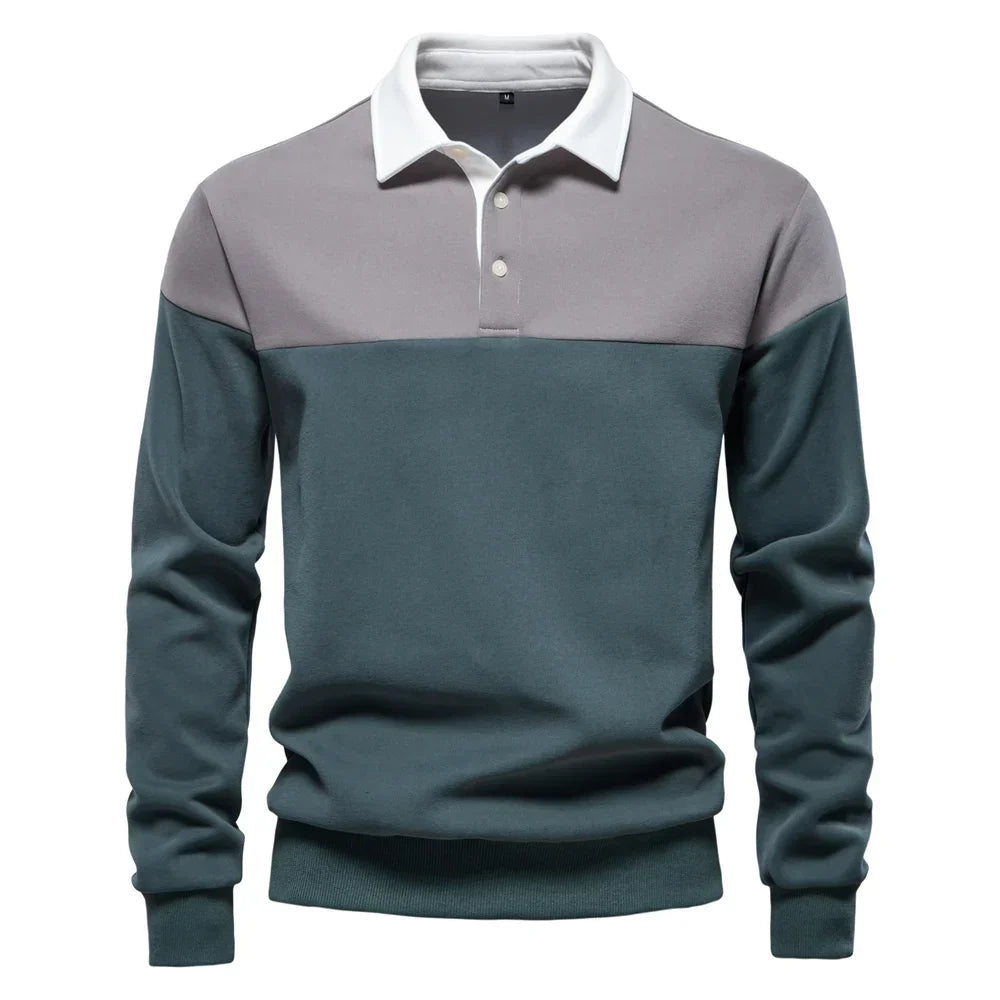 Glen™ | Premium & Casual Long Sleeve Polo Shirt