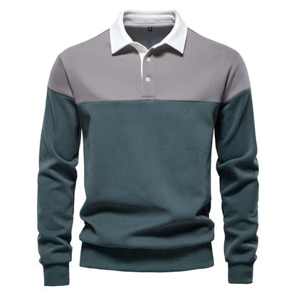 Glen™ | Premium & Casual Long Sleeve Polo Shirt