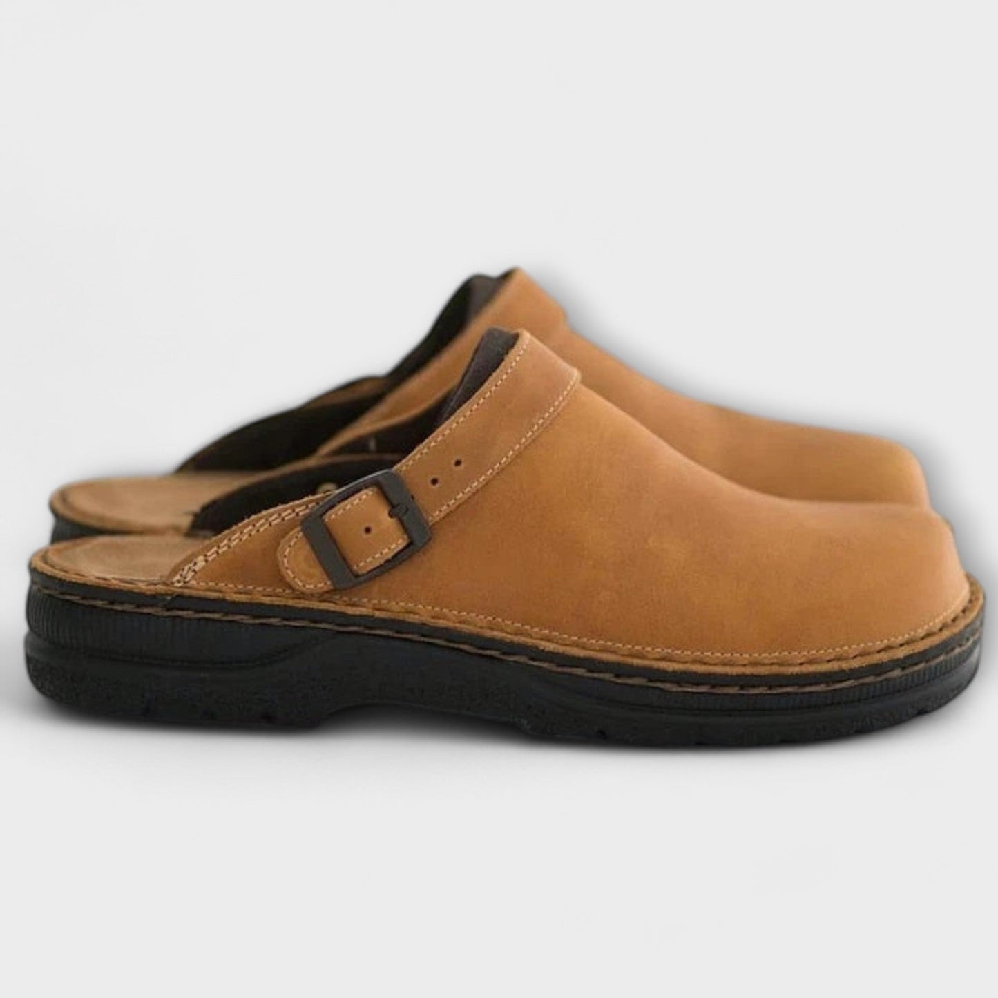 Faux-Leather Orthopedic Shoes with a Light Supportive Fit