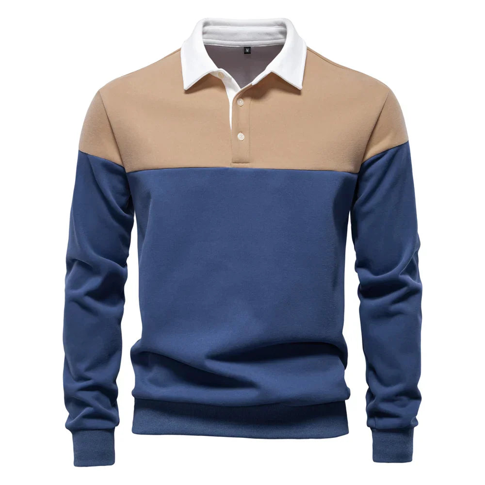 Glen™ | Premium & Casual Long Sleeve Polo Shirt
