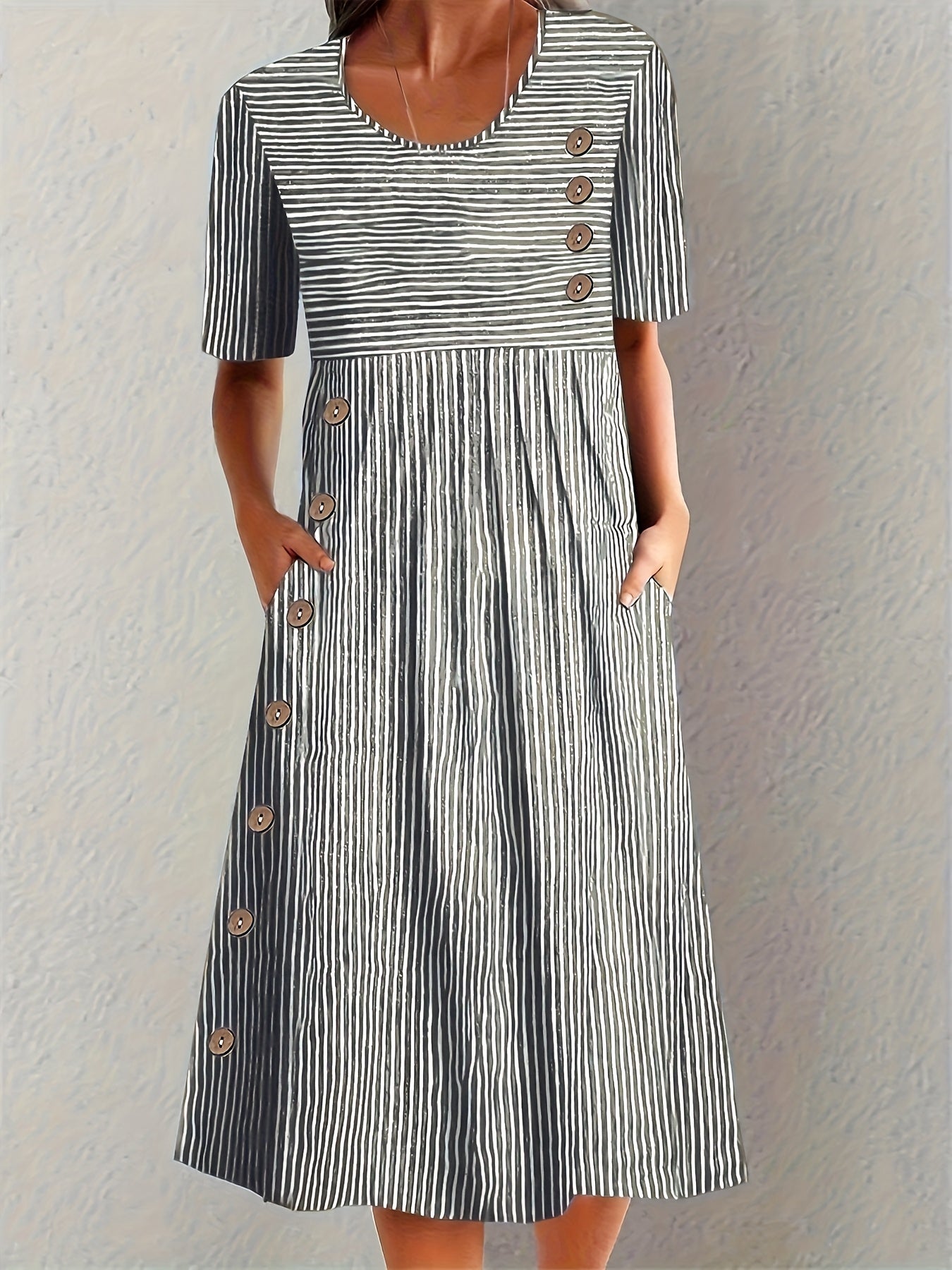 Rose | Striped Summer Dress