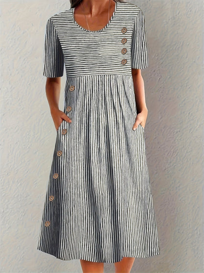 Rose | Striped Summer Dress