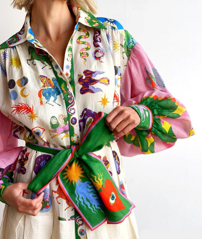 Florence™ - Brightly Coloured Dress