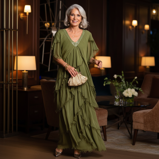 Timeless Beauty | Tiered Maxi Dress