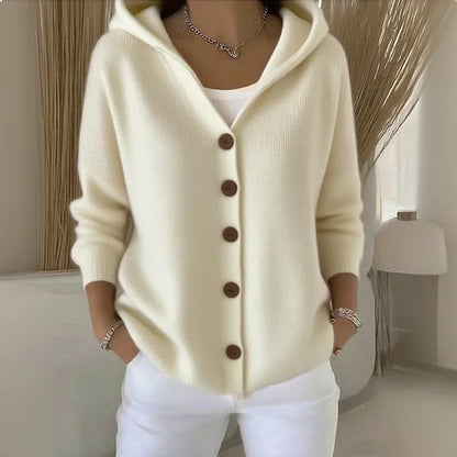 Zulo Cotton Hooded Cardigan