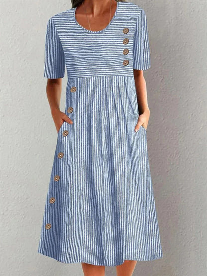 Rose | Striped Summer Dress