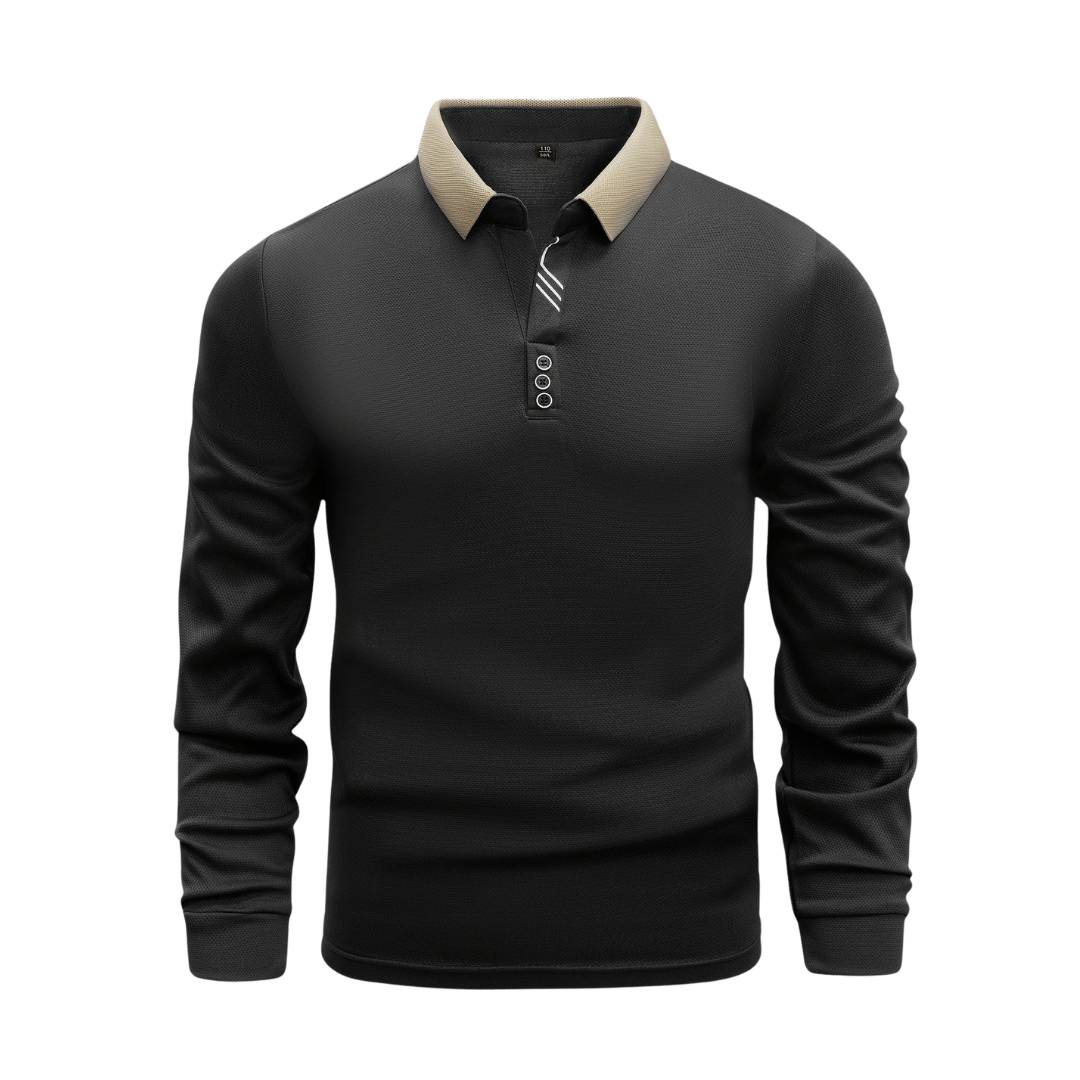 Peter™ | Luxe Long Sleeve Polo