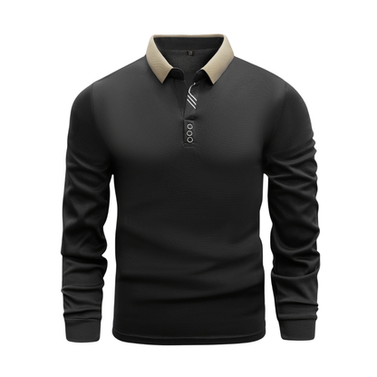 Peter™ | Luxe Long Sleeve Polo