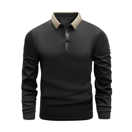 Peter™ | Luxe Long Sleeve Polo