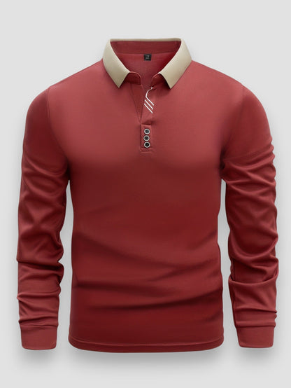 Peter™ | Luxe Long Sleeve Polo