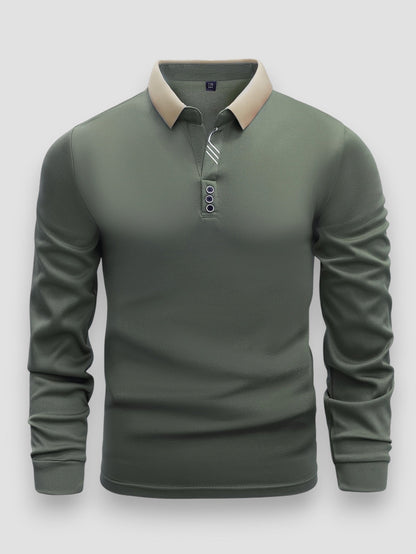 Peter™ | Luxe Long Sleeve Polo